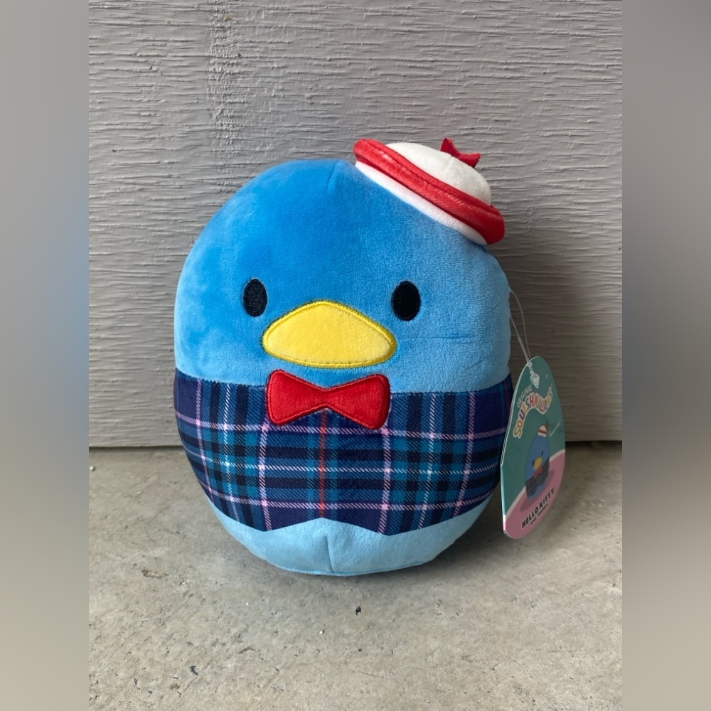 Squishmallows Sanrio TuxedoSam Plaid 6.5” Plush